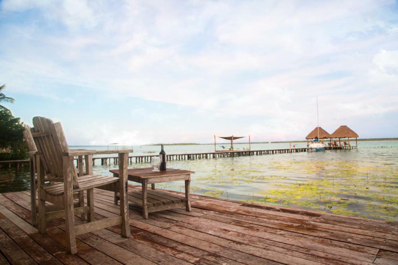 باكالار Lagoon Front Hut: Daily Cleaning, Bikes & Kayaks! المظهر الخارجي الصورة